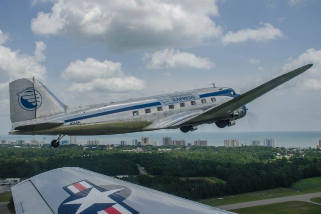 N28AA — - Taken on departure from KMYR for South Carolina Salute From the Shore VIII on 04 July 2017.  Taken from SNJ-6 (N6442D)