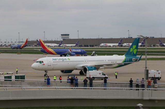 EI-XLT — - EI83 Inaugural A321neoXLR connecting Indianapolis and Dublin
