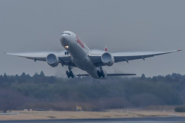 BOEING 777-300 (HB-JNA) - 2022.3.26br /SWR161 NRT→ZRH