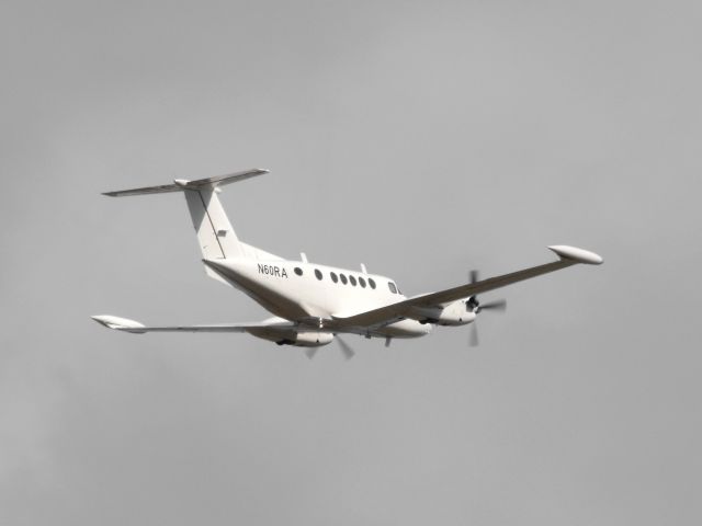 Beechcraft Super King Air 200 (N60RA) - King Air 200 with tip tanks departing RWY 18