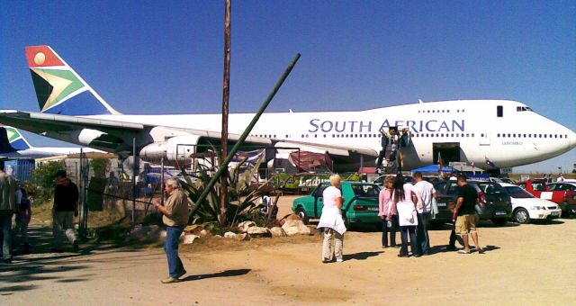 Boeing 747-200 (ZS-SAN) - Static display 23 May 2010