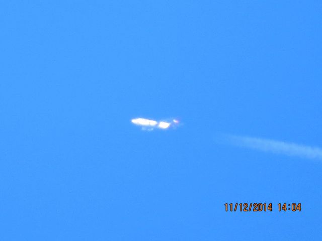 Airbus A310 (N426FE) - FedEx flight 980 from MEM to CPR (Casper Wyoming) over Southeastern Kansas at 36,000 feet. Sorry for uploading this one. Hit upload on it before I realized I did and did not hit cancel in time.