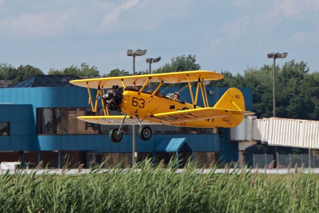 NAVAL AIRCRAFT FACTORY N3N (N582WH) - A surprise catch of a unique and historic aircraft on 14 Jul 2016. The N3N was designed and manufactured by the US Navy in the 1930’s and early 1940’s. While the N3N looks like a Stearman, they are not the same. N582WH (C/N 2003) was built in 1940.