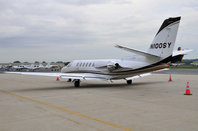 Cessna Citation V (N100SY) - Seen at KFDK on 9/22/2009.      a href=http://discussions.flightaware.com/profile.php?mode=viewprofile&u=269247  [ concord977 profile ]/a