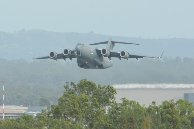 Boeing Globemaster III — - Leaving for Guam.