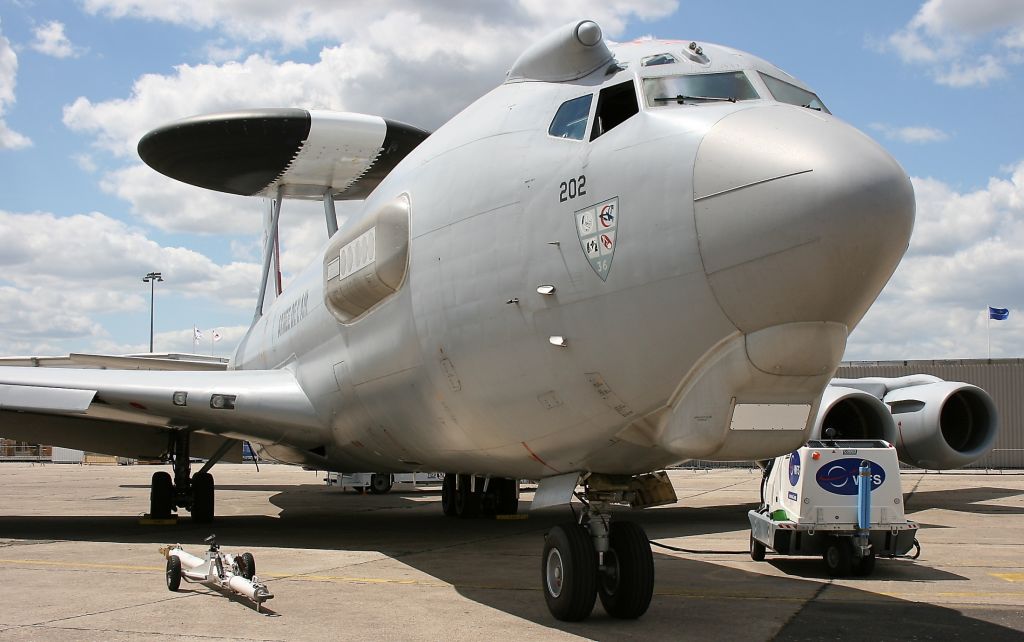 Boeing JE-3 Sentry (N702CB) - French Air Force Boing E-3F SDCA, Paris Le Bourget (LFPB-LBG)