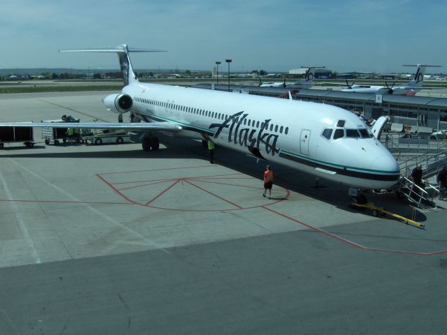 McDonnell Douglas MD-83 (N944AS) - Shot taken at the Boise Idaho Gowen Field Airport in May of 2007