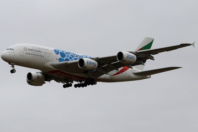 Airbus A380-800 (A6-EVH) - on 14 February 2020