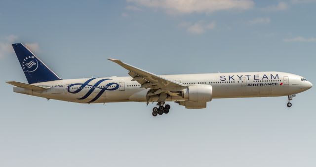 BOEING 777-300ER (F-GZNN) - AFR356 arrives from Paris in Skyteam livery