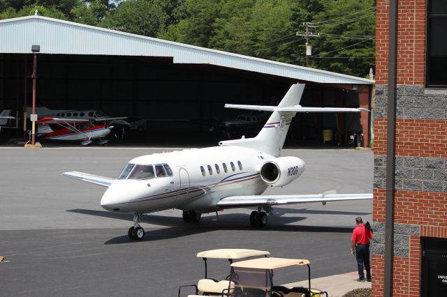 Hawker 800 (N3QG) - Parked 