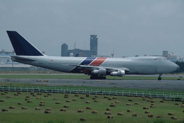 BOEING 747-100 (N630FE) - Departure at Narita Intl Airport Rwy16 on 1990/06/24