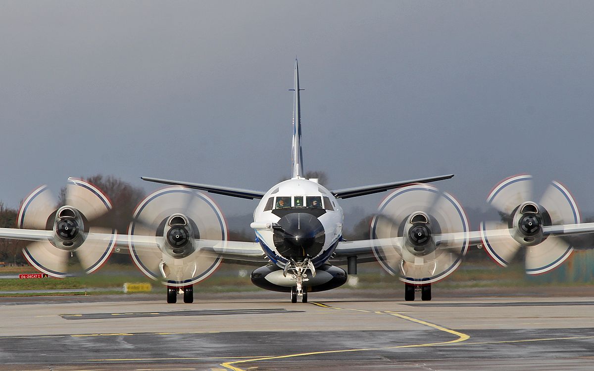 Lockheed P-3 Orion (N42RF) - noaa wp-3d orion n42rf taxing for dep on its 2nd mission from shannon 28/1/17.