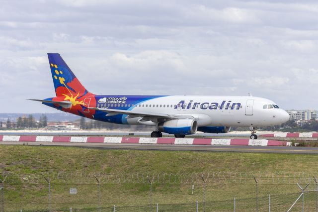 Airbus A320 (F-OZNC) - Aircalin (F-OZNC) Airbus A320-232 arriving at Sydney Airport