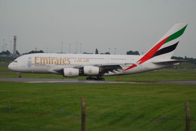 Airbus A380-800 (A6-EOP) - From Sheldon Country Park