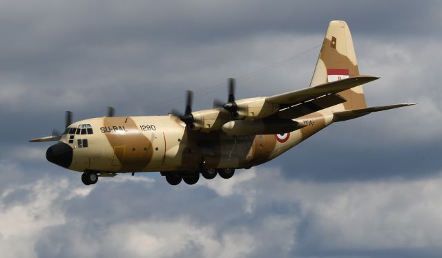 Lockheed C-130 Hercules (SU-BAL) - Approach to 33L at BWI.