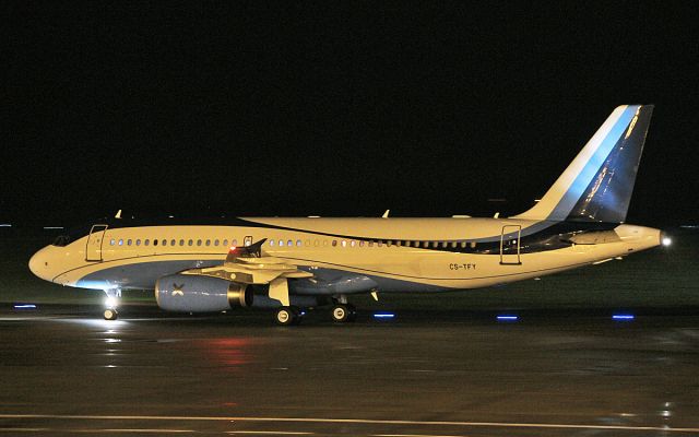 Airbus A320 (CS-TFY) - masterjet a320-232 cs-tfy arriving in shannon from boston 14/12/18.