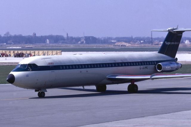 British Aerospace BAC-111 One-Eleven (G-AVML) - April 1969 at Düsseldorf (EDDL)