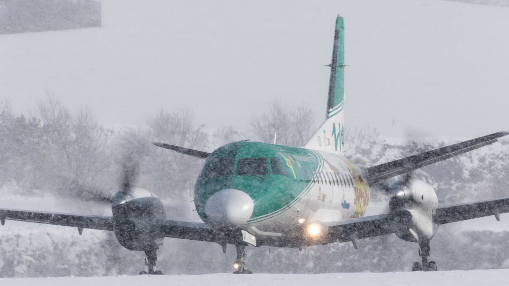 Saab 340 (JA01HC) - Hokkaido Air System / Saab340B/Plusbr /Jan.10.2016 Hakodate Airport [HKD/RJCH] JAPAN