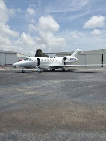 Cessna Citation X (N917PG) - N917PG outside Charter Airlines' Hangar