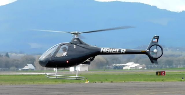 GUIMBAL Cabri (N612LR) - N612LR at CVO morning of 2d April 2022.