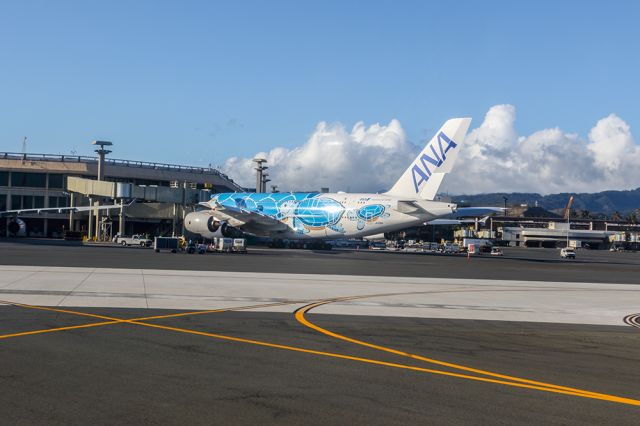 Airbus A380-800 (JA381A) - Questions about this photo can be sent to Info@FlewShots.com