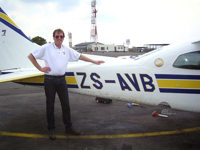 Cessna Centurion (ZS-AVB) - Canadian pilots in South Africa.