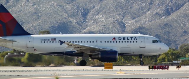 Airbus A319 (N340NB) - Starting Take-off from 31L on 01/22/2011