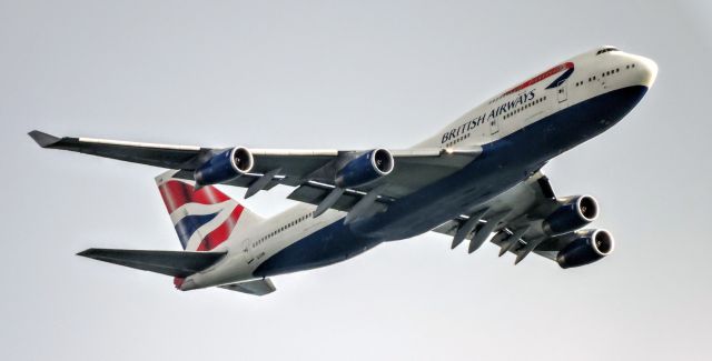 Boeing 747-400 (G-CIVN) - G-CIVN on approach to BOS over Nantasket Beach