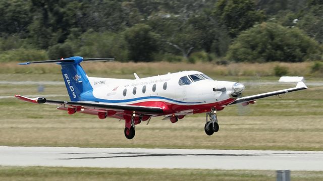 Pilatus PC-12 (VH-OWU) - Pilatus PC-12-47E. RFDS VH-OWU YPJT 191018.