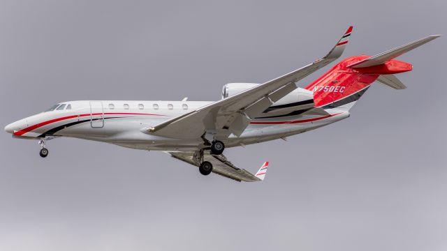 Cessna Citation X (N750EC) - Private Citation X arriving from Portland-Hillsboro (23 May 2021)