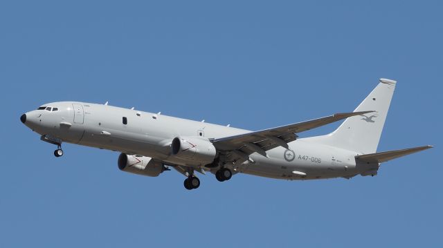 Boeing P-8 Poseidon (A47006) - Boeing P-8A RAAF serial A47-006. RAAF base Pearce 100219