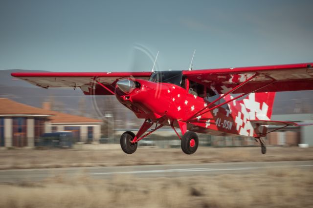 4L-DSN — - at the runway on Natakhtari airfield (UGSA) when pilot was doing low passes. 