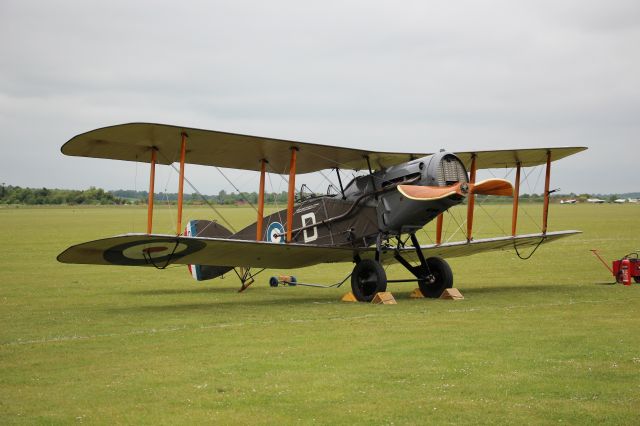 — — - VE Day Airshow at Duxford, UK. Bristol F2B from Shuttleworth Collection