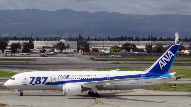 Boeing 787-8 (JA823A) - JA823A All Nippon Airways Boeing 787-8 Dreamlinerbr /1.6 Yearsbr /23-Mar-2015 B788/L Narita Intl (RJAA / NRT) San Jose Intl (KSJC) 17:57 JST 10:23 PDT 8:26