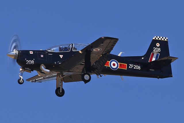 N208PZ — - SHORT BROTHERS PLC - S312 TUCANO T MK1 flying over at the airshow.