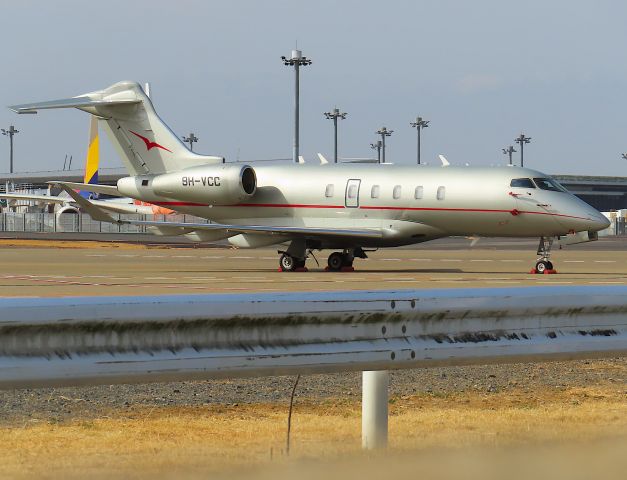 Canadair Challenger 350 (9H-VCC) - Photo taken on Feb 15, 2024.