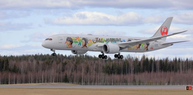 Boeing 787-9 Dreamliner (JA873J) - Japan Airlines (Arashi JAL-Hawaii Livery)