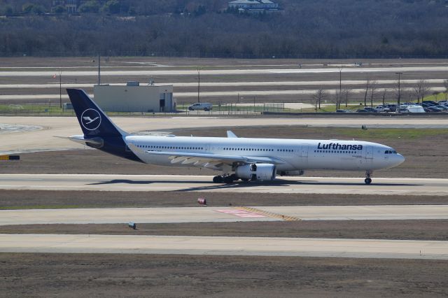 Airbus A330-300 (D-AIKR) - Spotted at KDFW on February 24, 2020. Spotted from the Grand Hyatt in terminal D. If you like what you see, feel free to leave a rating using the stars above. Thanks for viewing!