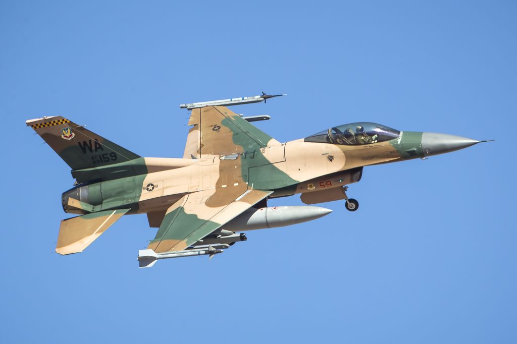 Lockheed F-16 Fighting Falcon (83-0159) - US Air Force F-16C (WA-83-0159) - 64th Aggressor Squadronbr /Red Flag 16-3 at Nellis Air Force Base