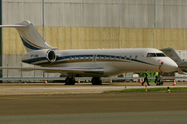 VP-CWN — - Bombardier BD-700, Paris-Le Bourget Airport (LFPB-LBG)