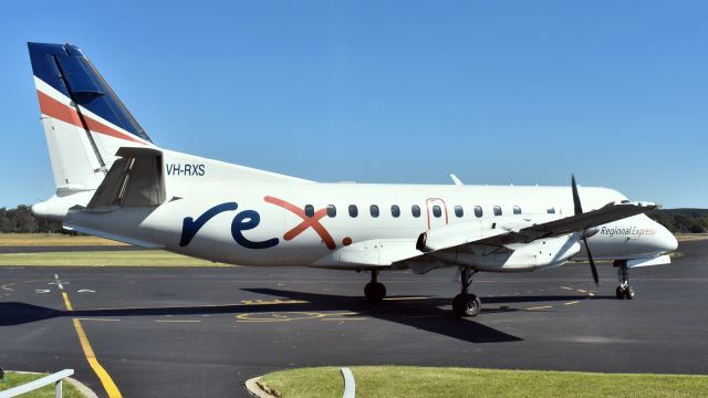 Saab 340 (VH-RXS) - Regional Express Airlines Saab 340B VH-RXS (cn 285) at Wynyard Airport Tasmania. 24 December 2018.