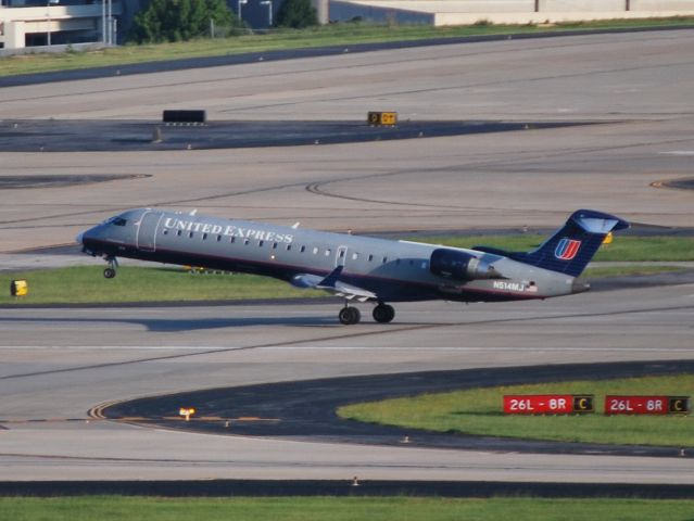 Canadair Regional Jet CRJ-700 (N514MJ) - Departing 6/16/12