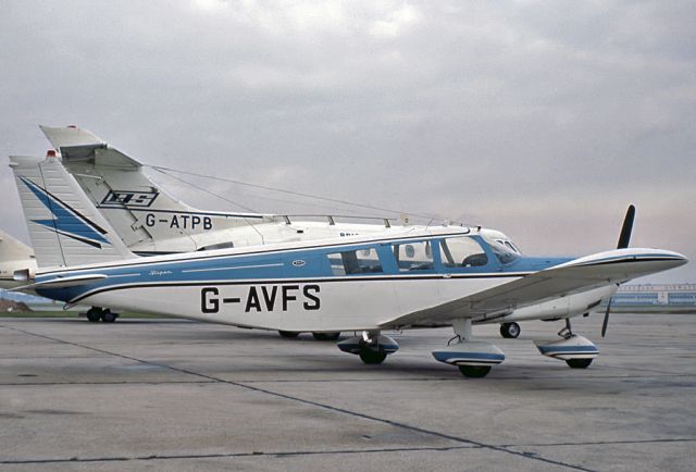 Piper Saratoga (G-AVFS) - PIPER PA-32-300 CHEROKEE SIX - REG G-AVFS (CN - LONDON HEATHROW UK ENGLAND - EGLL (18/12/1967)
