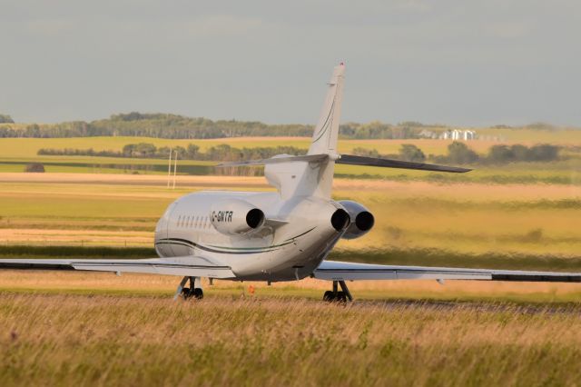 Dassault Falcon 900 (C-GNTR) - Dassault Falcon 900 departing on rwy 3. 