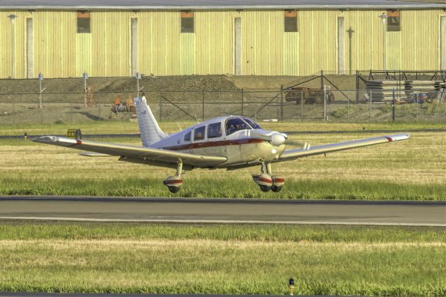 Piper Cherokee (N5525V) - Flying Particles' Piper PA-28-181 Archer II late afternoon return to Livermore Municipal Airport (CA). April 2021.