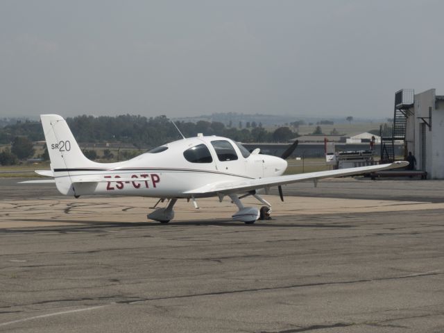 Cirrus SR-20 (ZS-CTP) - At Lanseria, South Africa. 17 JAN 2017