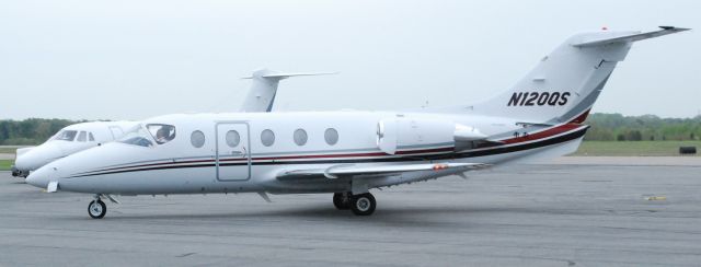 Beechcraft Beechjet (N120QS) - Raytheon 400 in Danville Va. 4-19-09