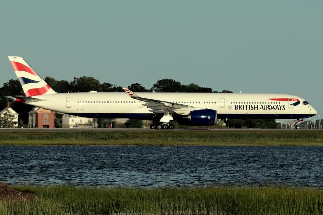 Airbus A350-900 (G-XWBE) - 'Speedbird 50 Golf' arriving from London. This is British Airways' fifth A350-1000 of 18 ordered. It was delivered on Feb. 12, 2020.