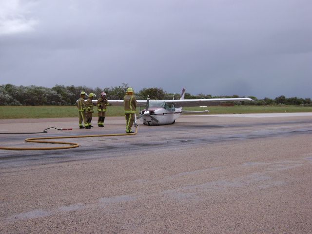 Cessna Centurion (VH-PBV) - Where VH-PBV ended  up at YBRM on 23-02-2013