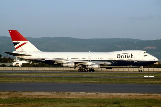 G-AWNL — - BRITISH AIRWAYS - BOEING 747-136 _ REG : G-AWNL (CN 20284/187) - ADELAIDE INTERNATIONAL AIRPORT SA. AUSTRALIA - YPAD 18/6/1984